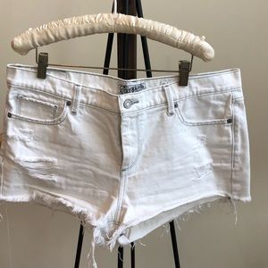 Lucky Brand Denim Shorts White Like NEW
